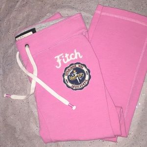 Classic Abercrombie & Fitch Bootcut Pink Sweats